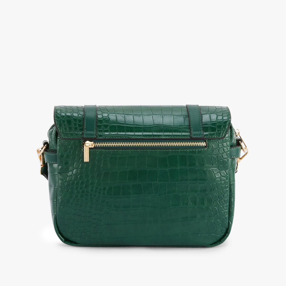 Grand sac porté épaule vert Olizy