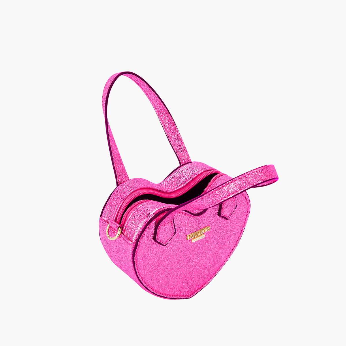 Petit sac porté épaule fuchsia Pasqua