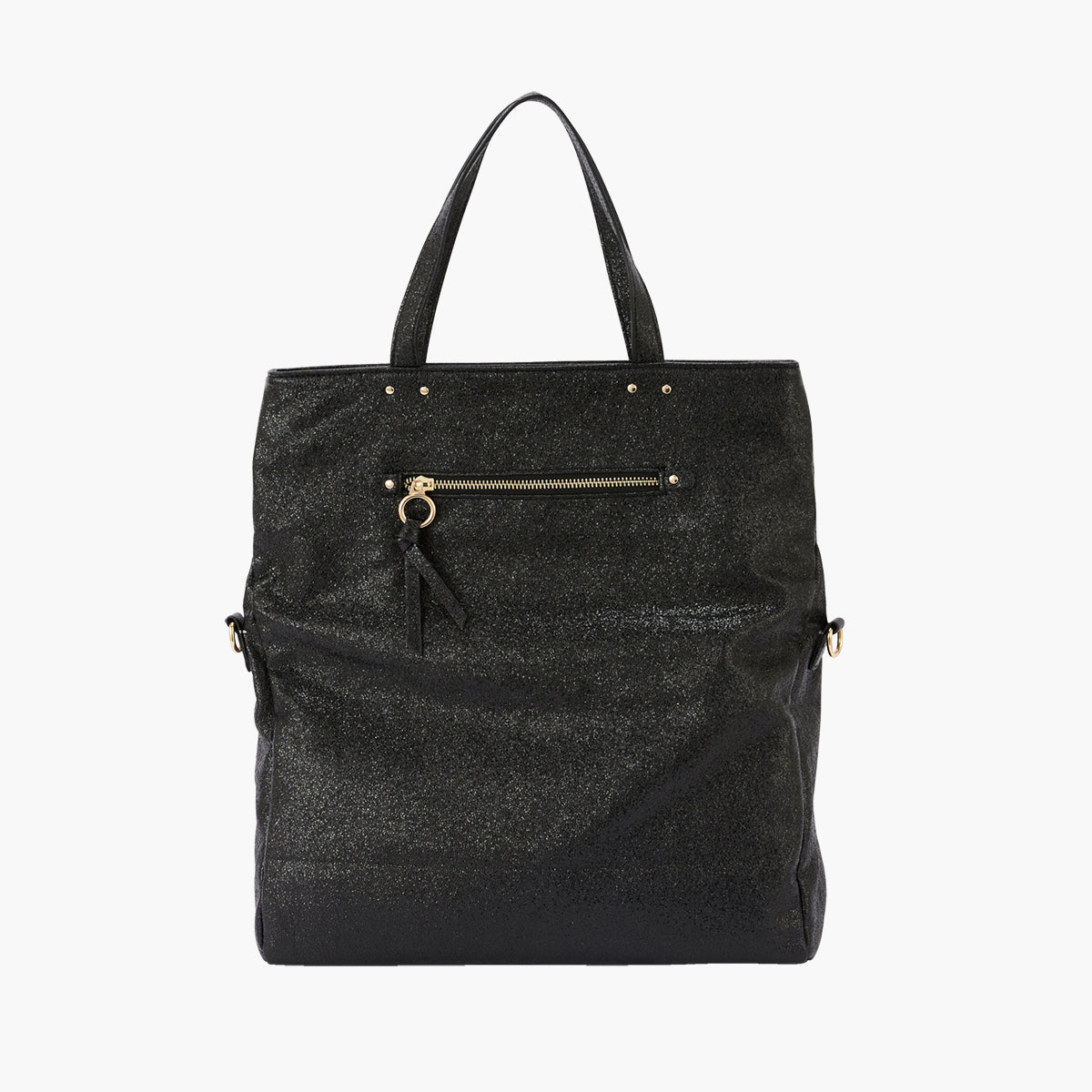 Grand sac shopper noir Pasqua
