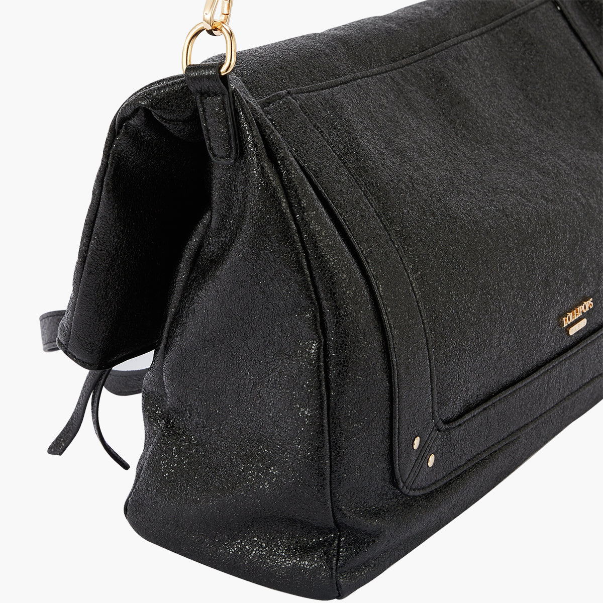 Grand sac shopper noir Pasqua
