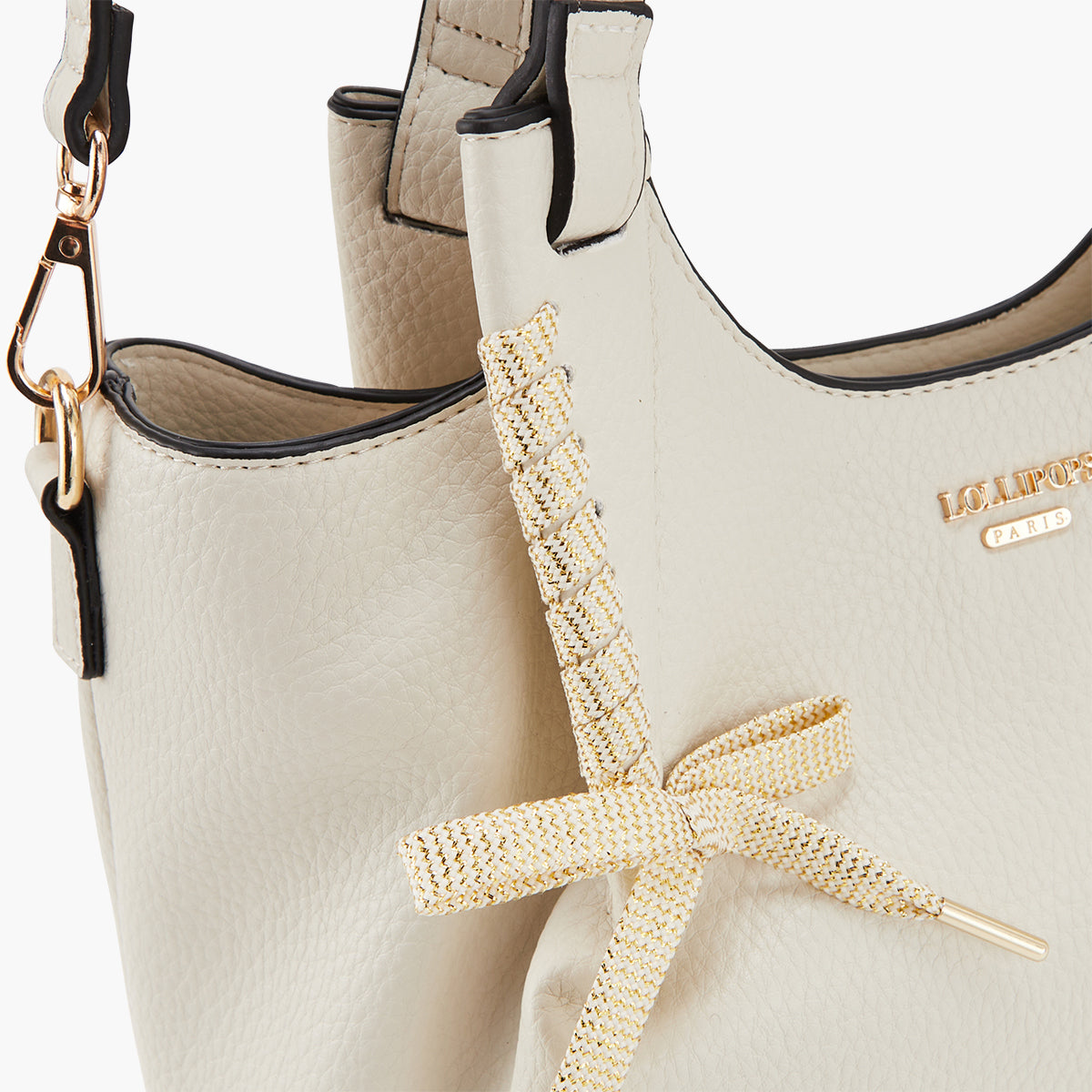 Sac shopper blanc Pegguy