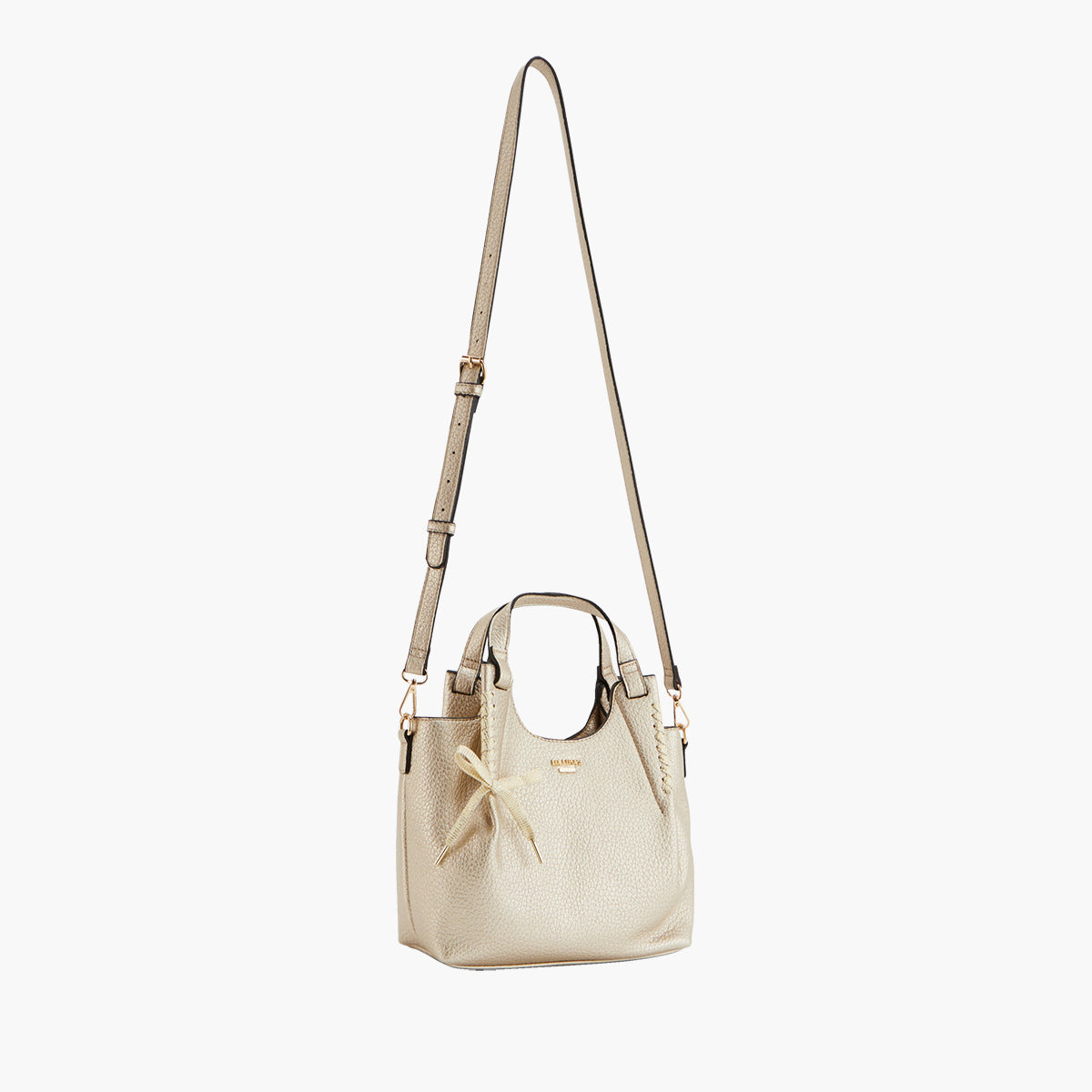 Petit sac shopper dore Pegguy