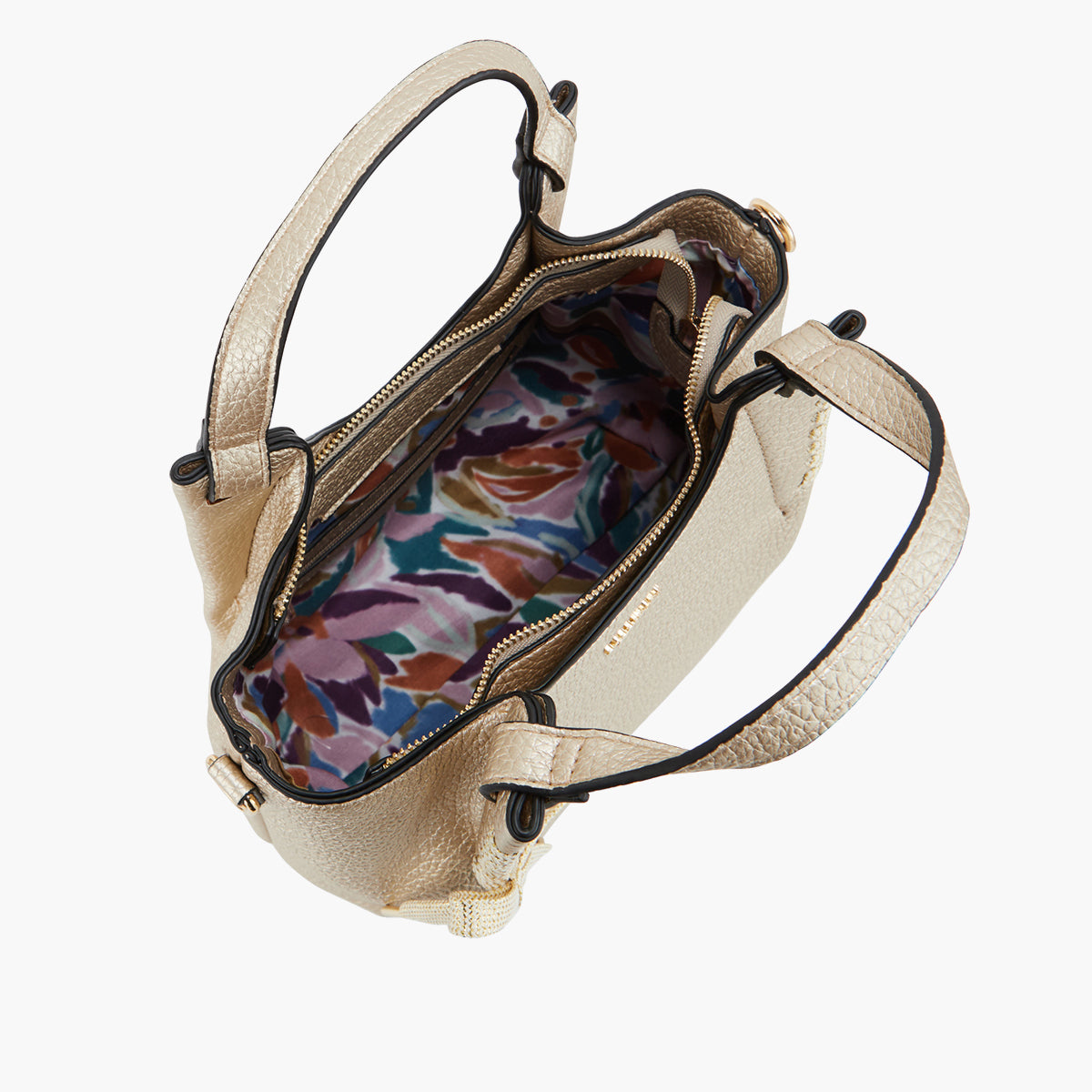 Petit sac shopper dore Pegguy
