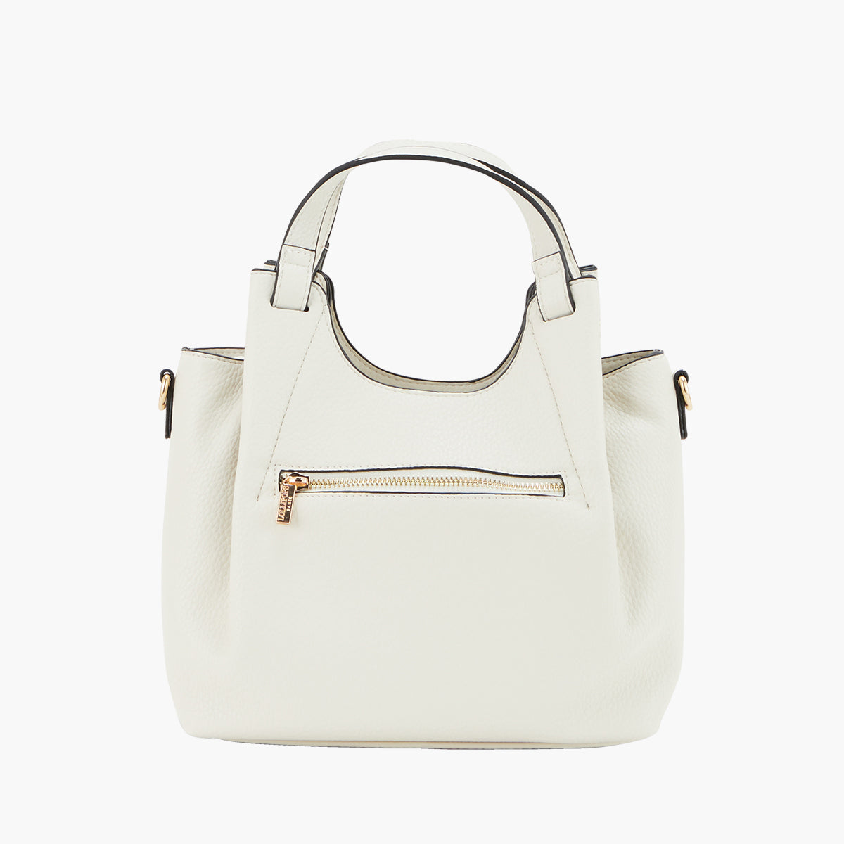 Petit sac shopper blanc Pegguy