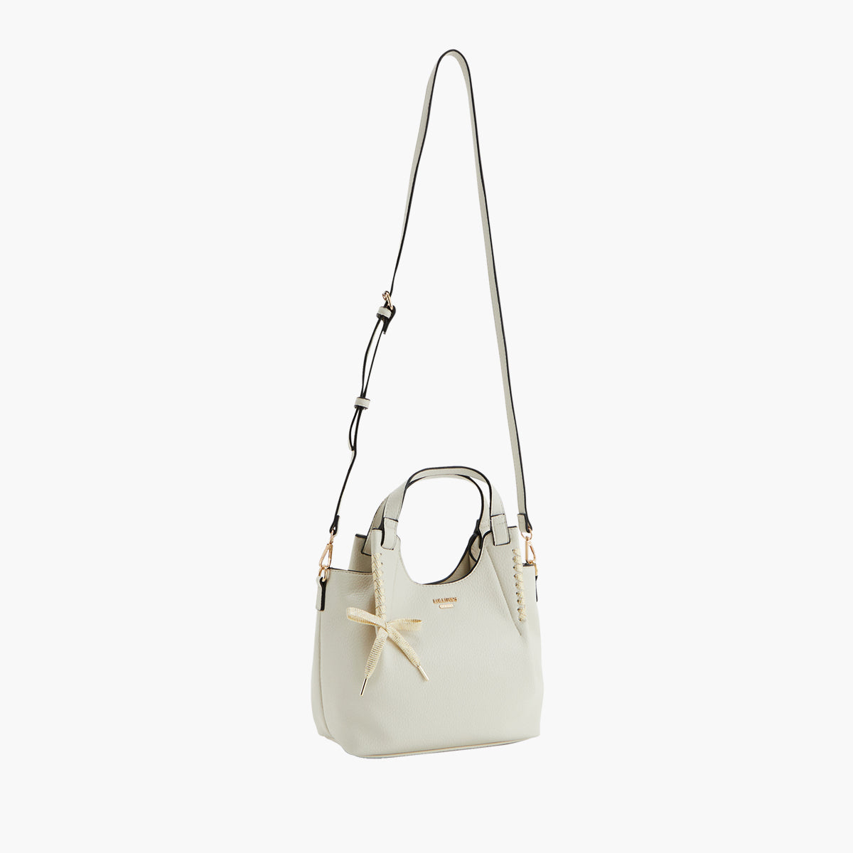 Petit sac shopper blanc Pegguy