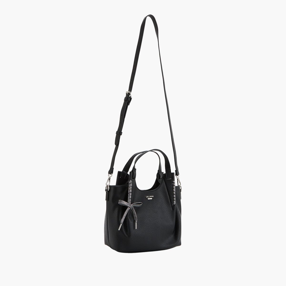 Petit sac shopper noir Pegguy