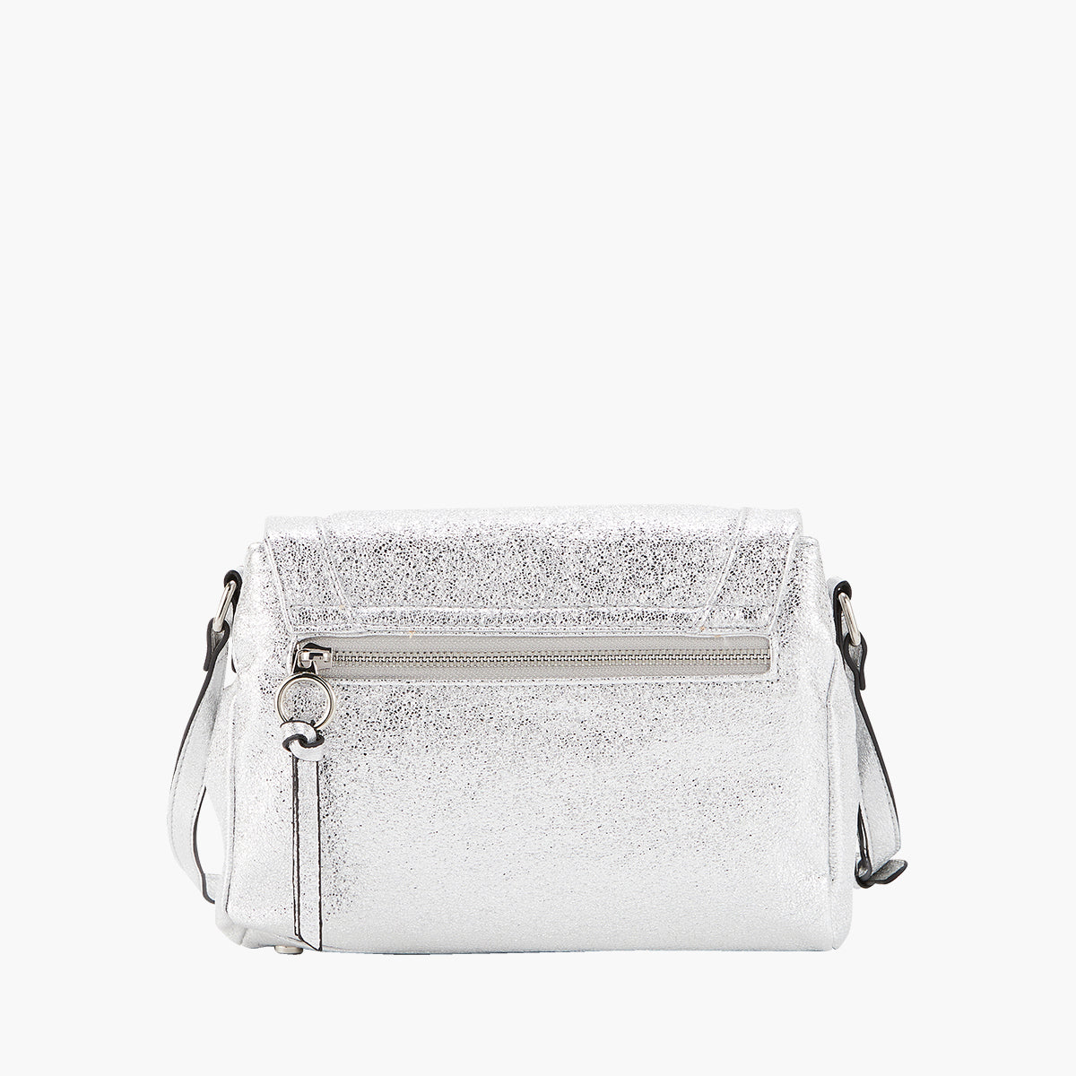 Sac porté épaule argent Pasqua