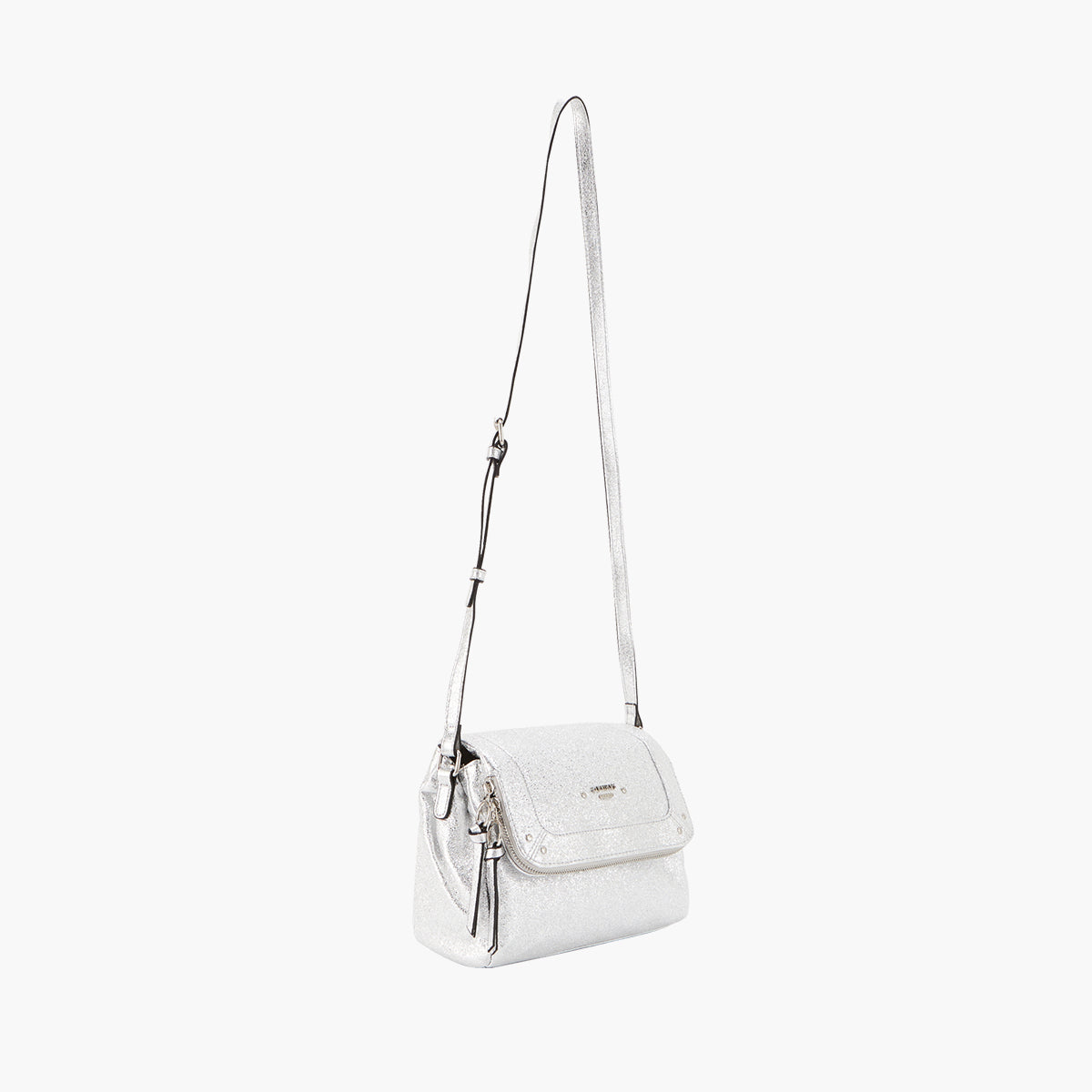 Sac porté épaule argent Pasqua