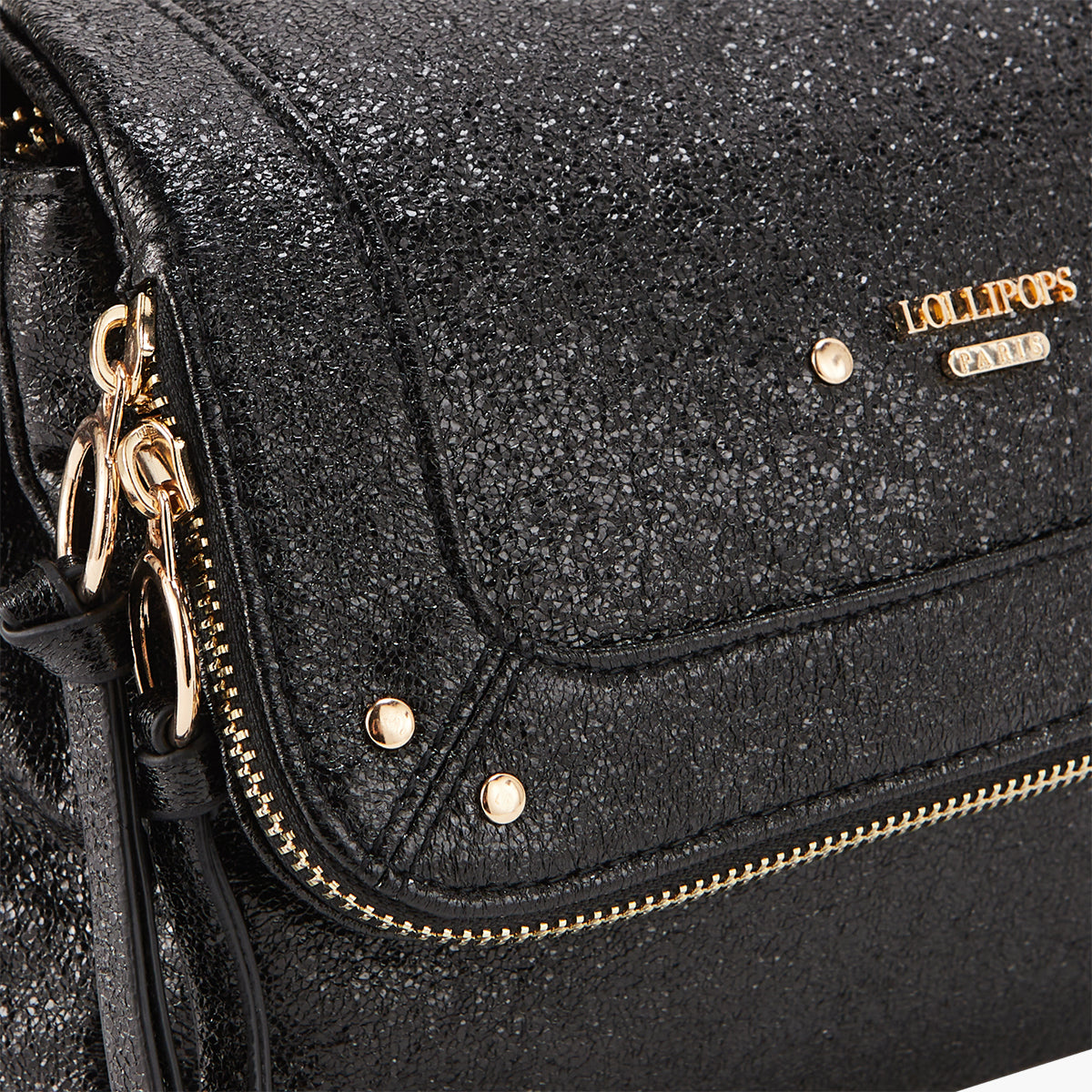 Sac porté épaule noir Pasqua