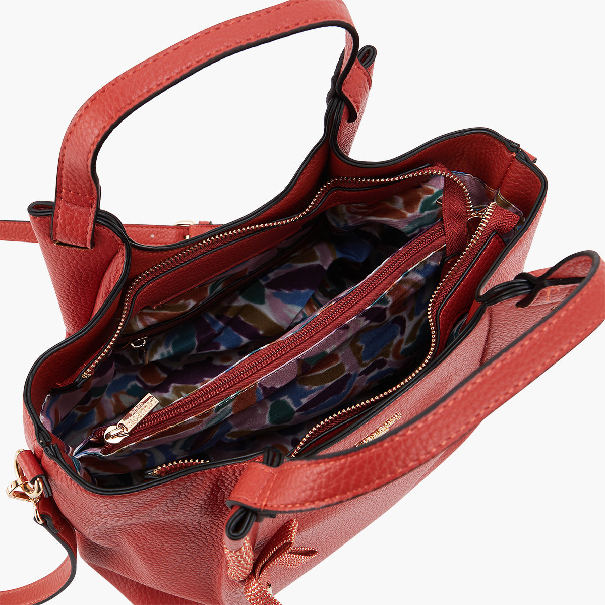 Sac shopper brique Pegguy