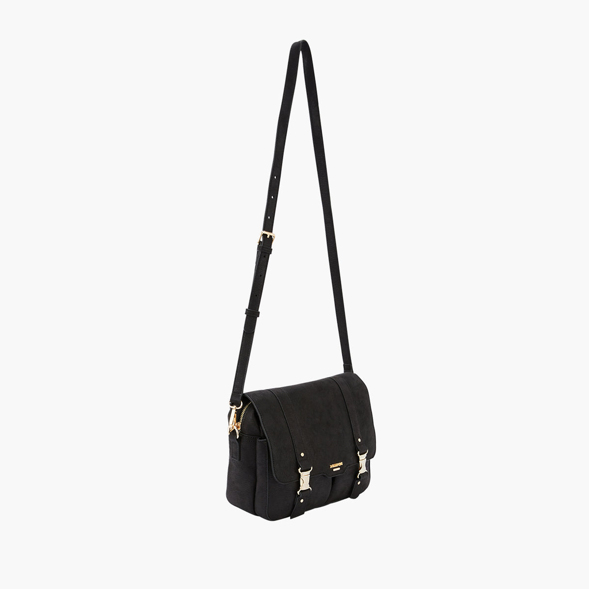 Grand sac porté épaule noir Paz