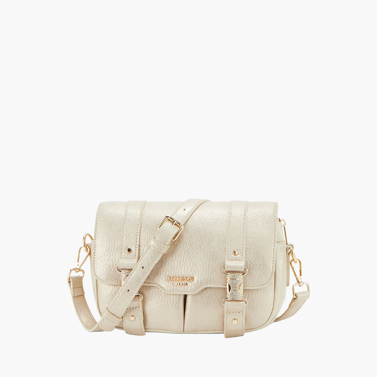 Sac porté épaule beige Paz