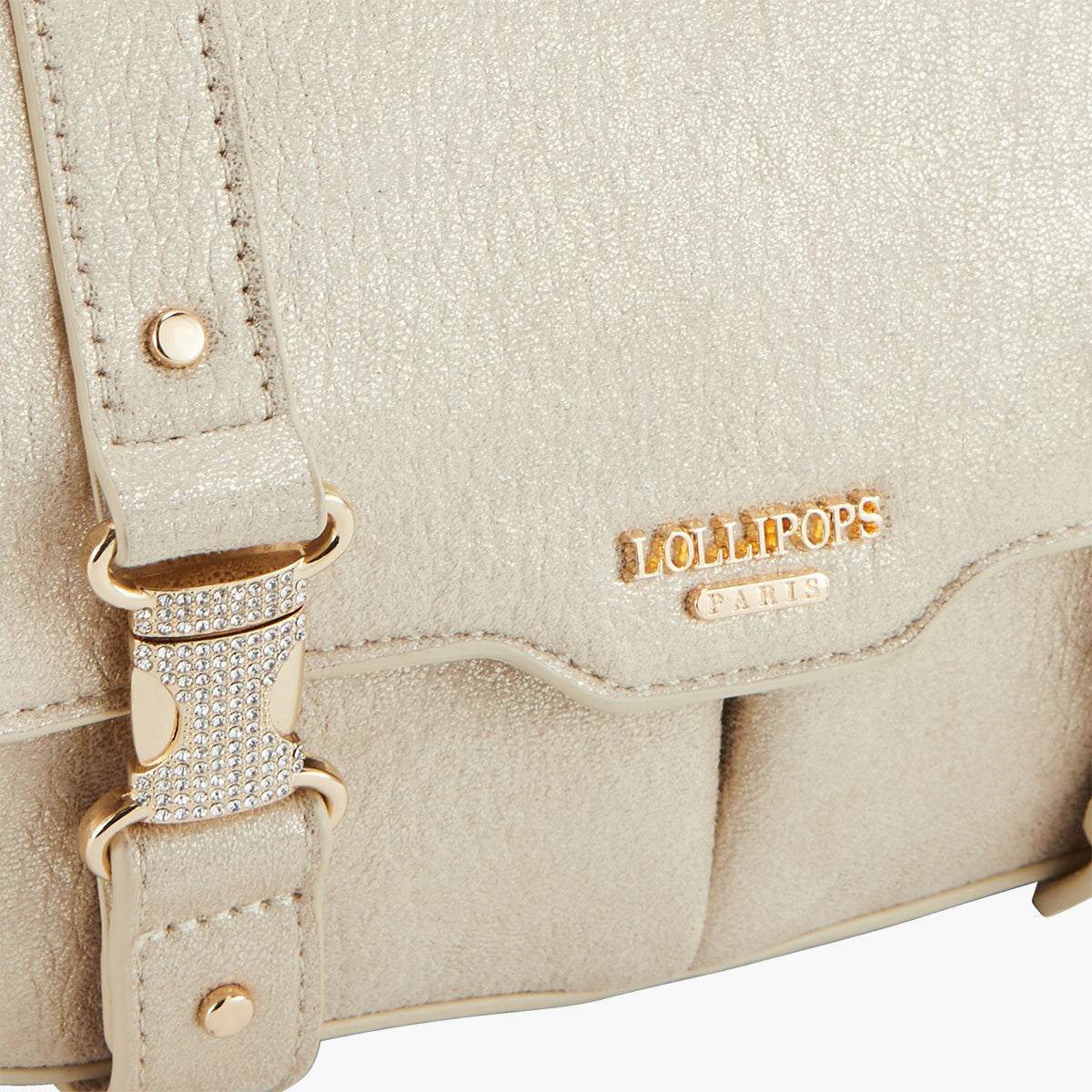 Sac porté épaule beige Paz