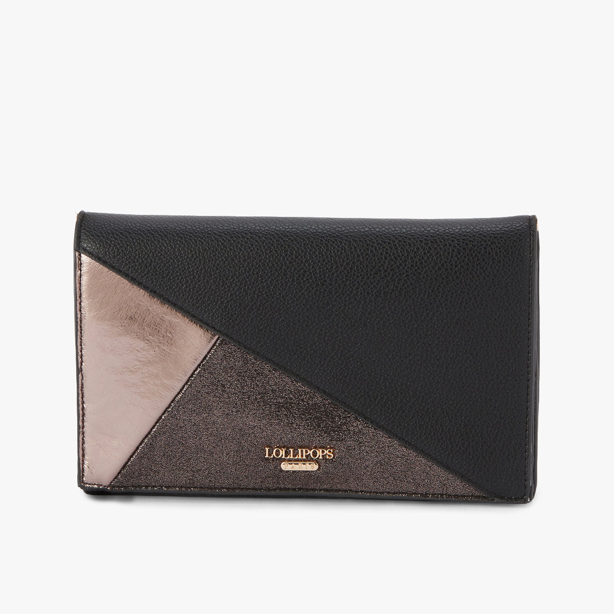Pochette de voyage noire et bronze Oletta