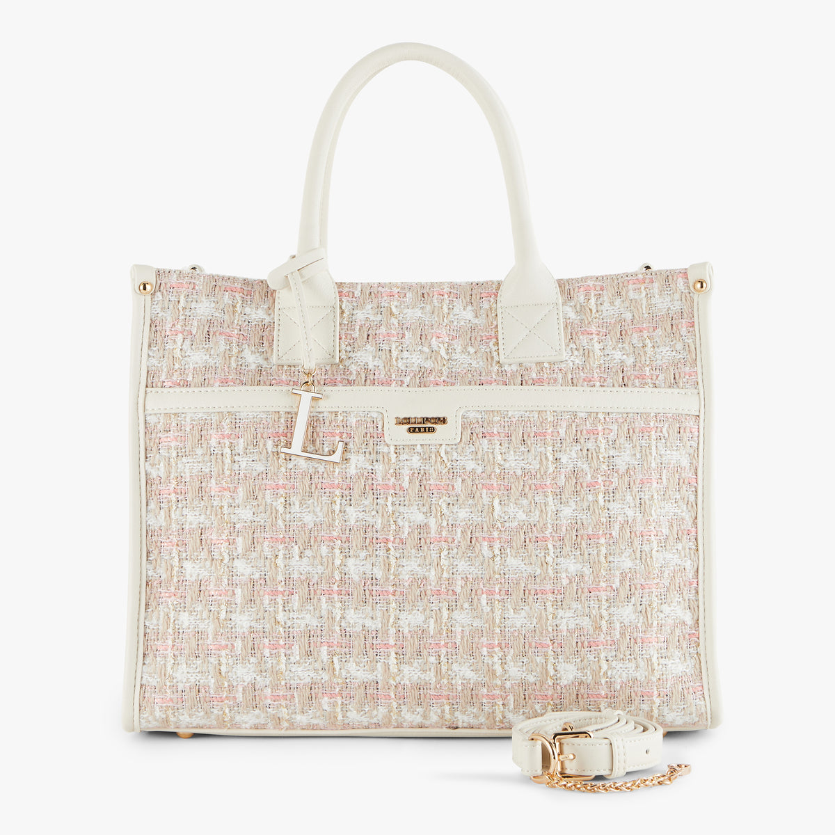 Grand sac shopper beige Paula