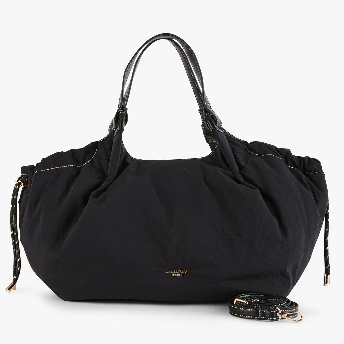 Grand sac shopper noir Pome