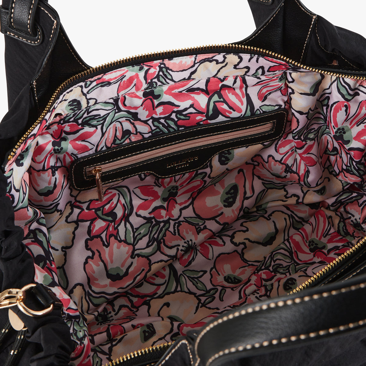 Grand sac shopper noir Pome