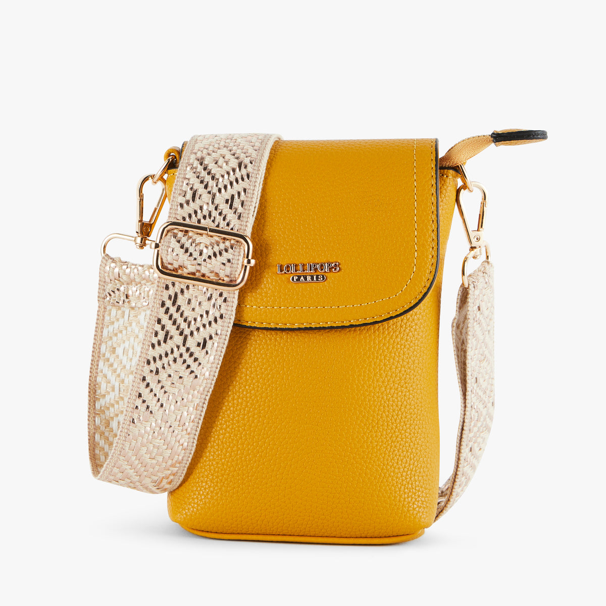 Pochette de téléphone jaune Pema