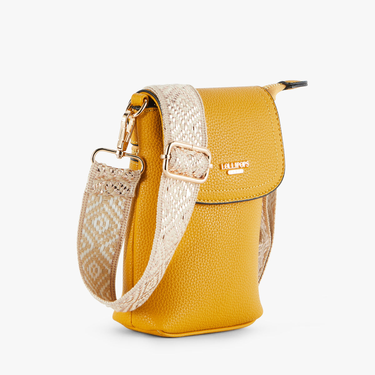 Pochette de téléphone jaune Pema