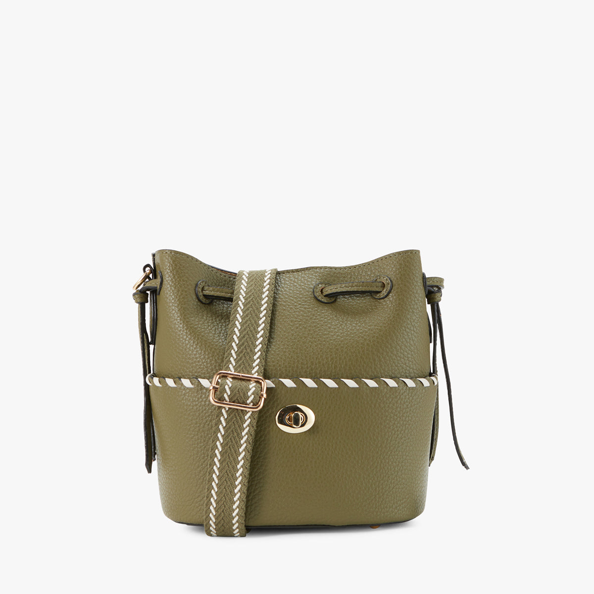 Sac Seau kaki Pivoine