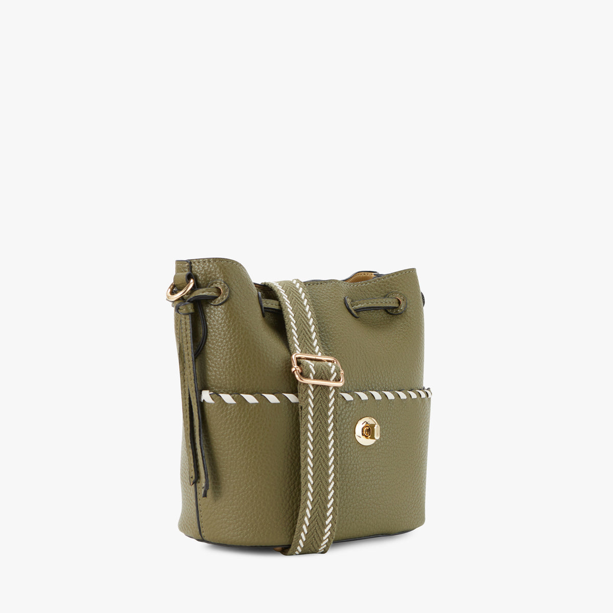 Sac Seau kaki Pivoine