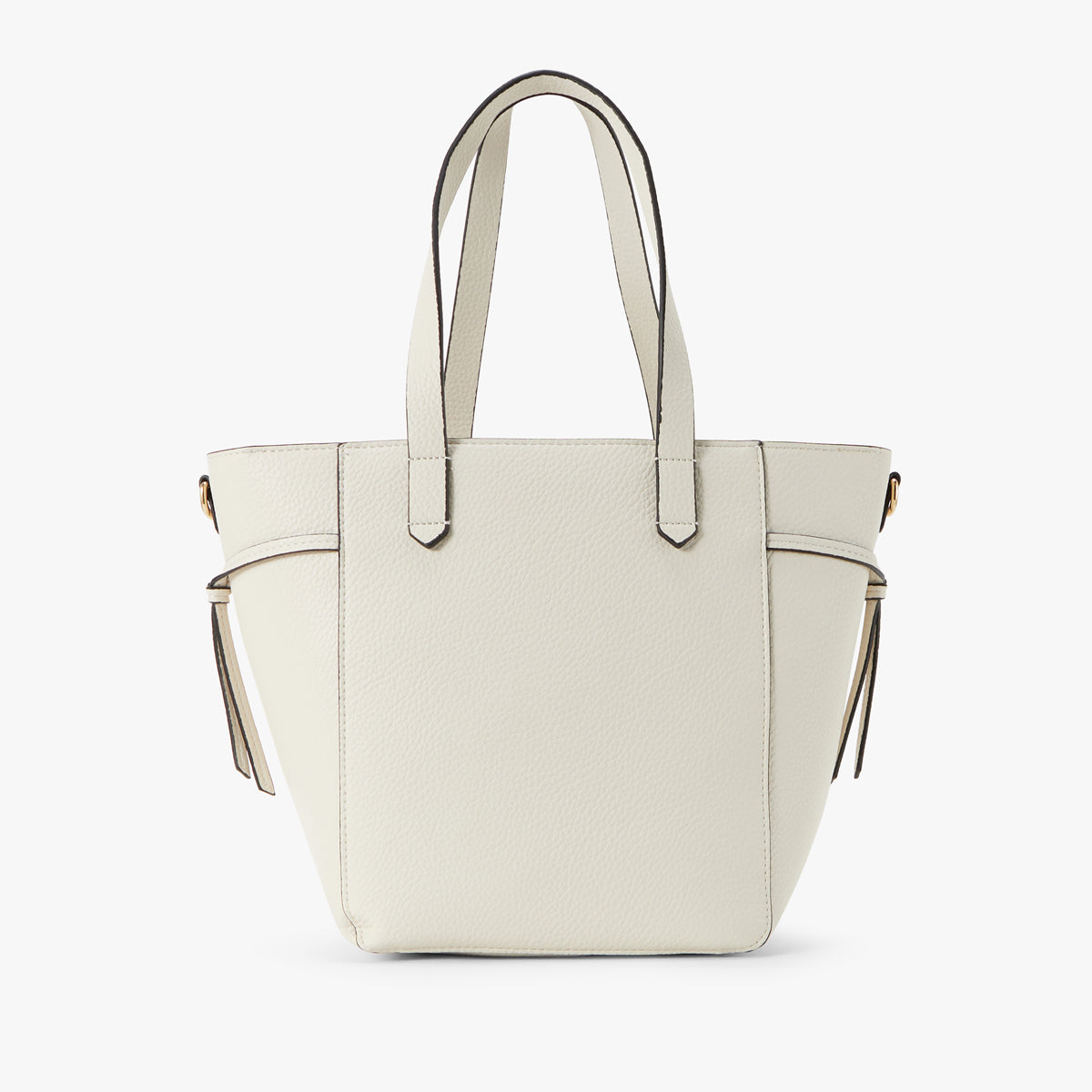Grand sac shopper blanc Pivoine