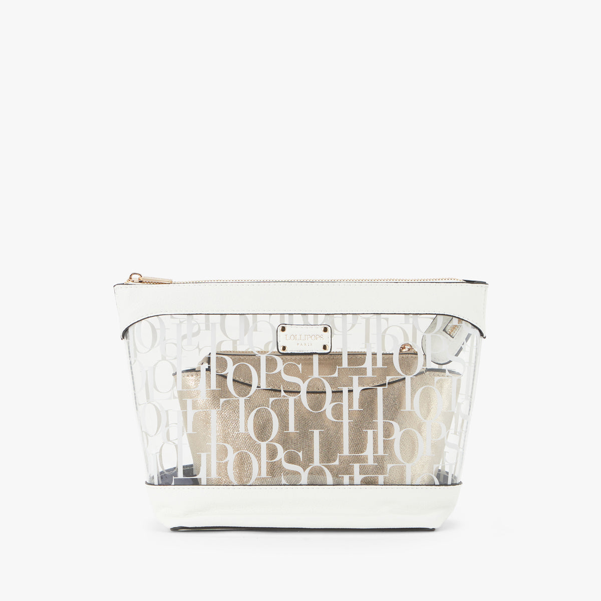 Trousse à maquillage blanche Pemala