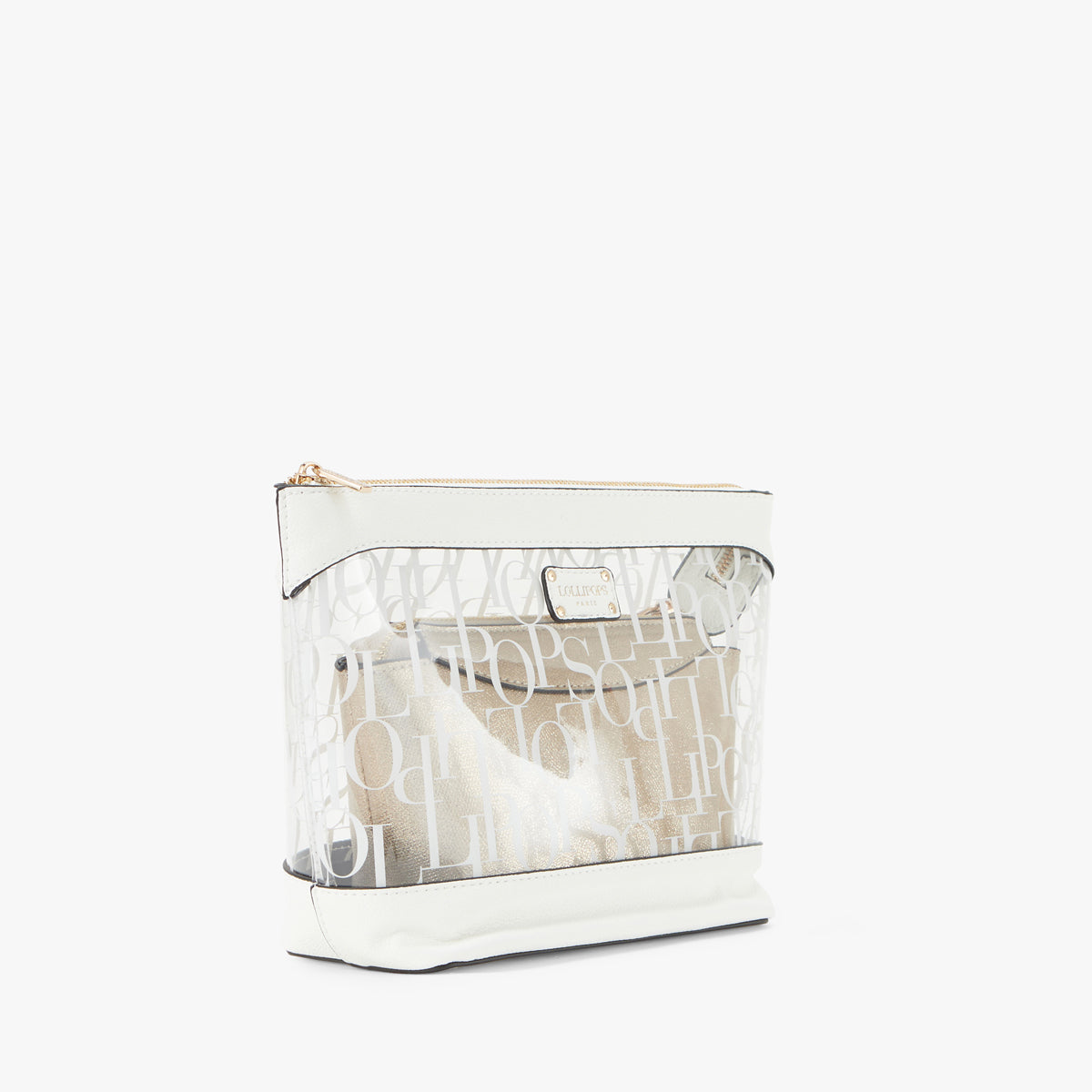 Trousse à maquillage blanche Pemala