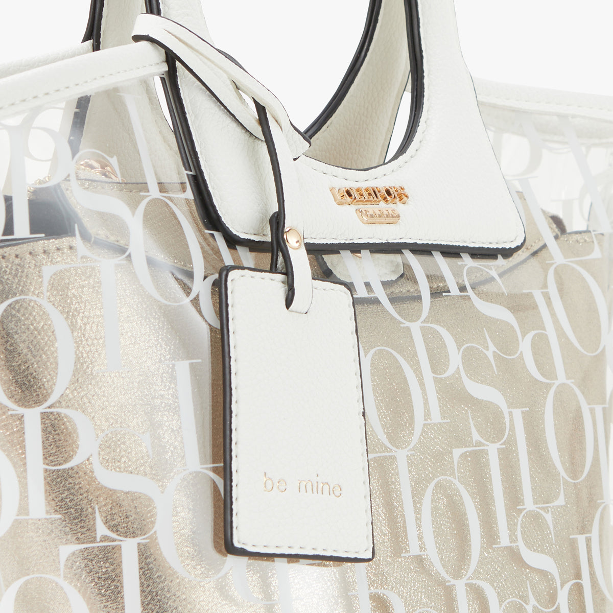 Sac shopper M blanc Pemala