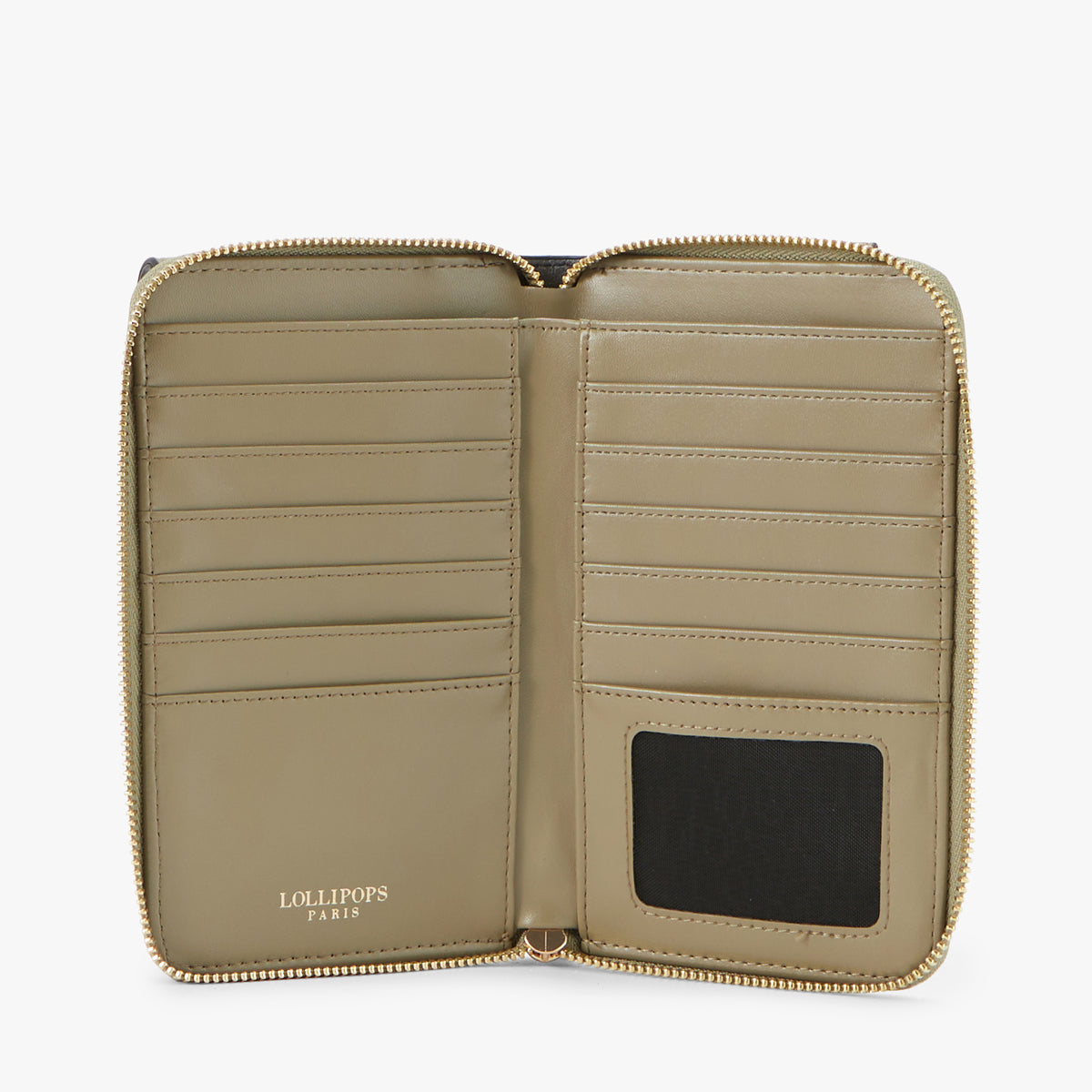 Pochette de téléphone kaki Patsy