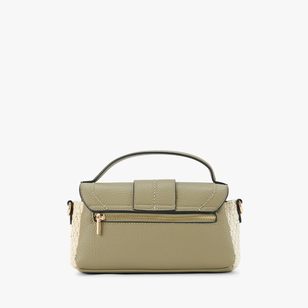 Petit sac porté épaule kaki Patsy