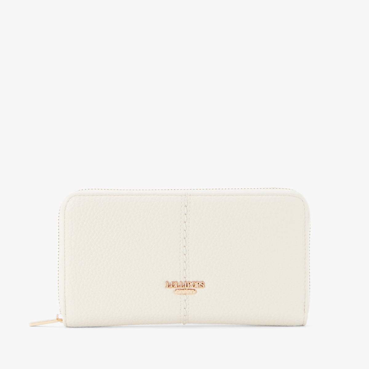 Grand portefeuille blanc Patsy