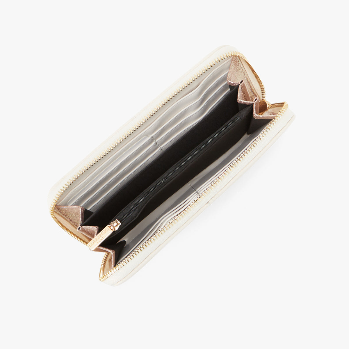 Grand portefeuille blanc Patsy