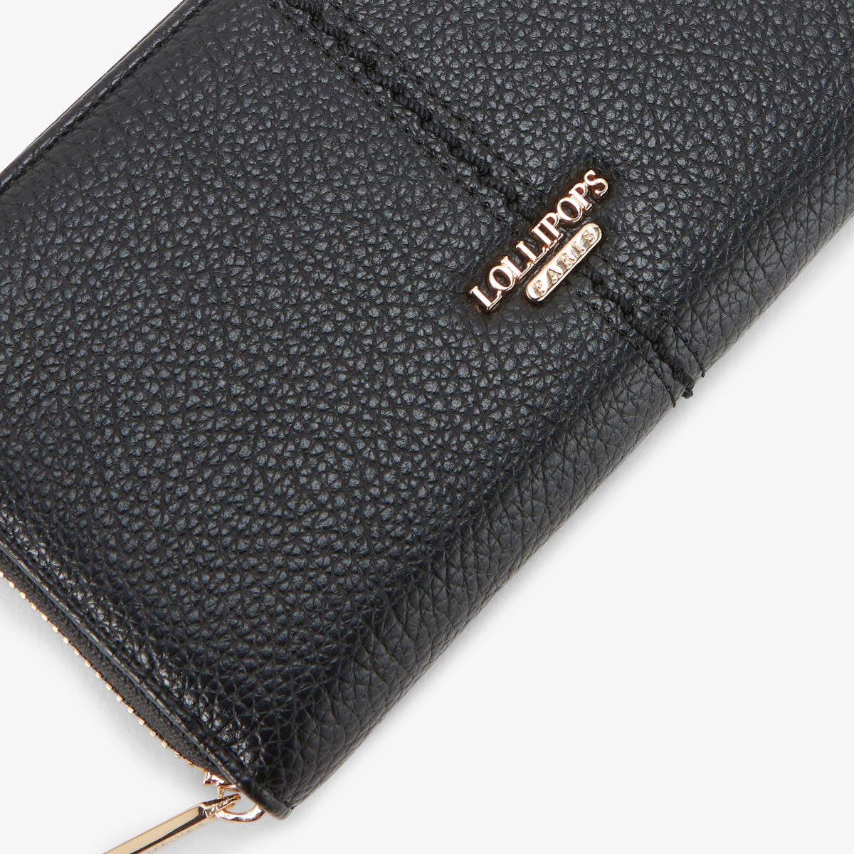 Grand portefeuille noir Patsy