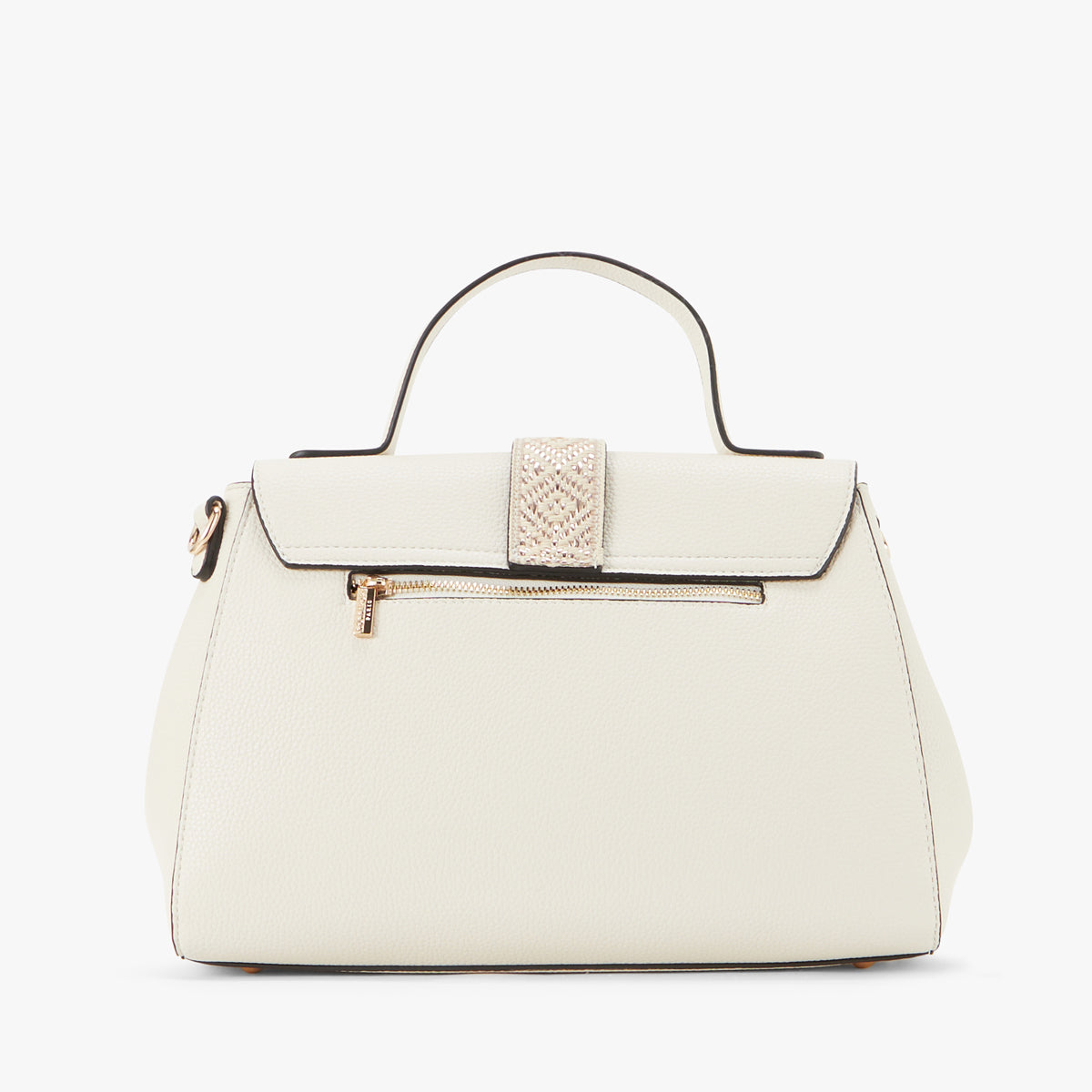 Grand sac porté épaule blanc Pema