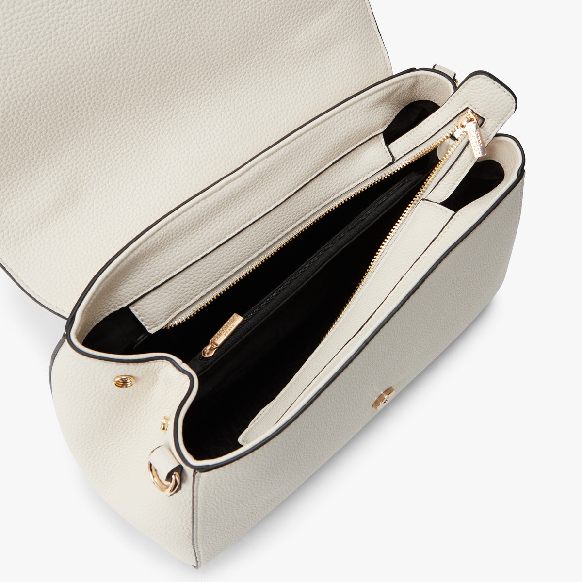 Grand sac porté épaule blanc Pema