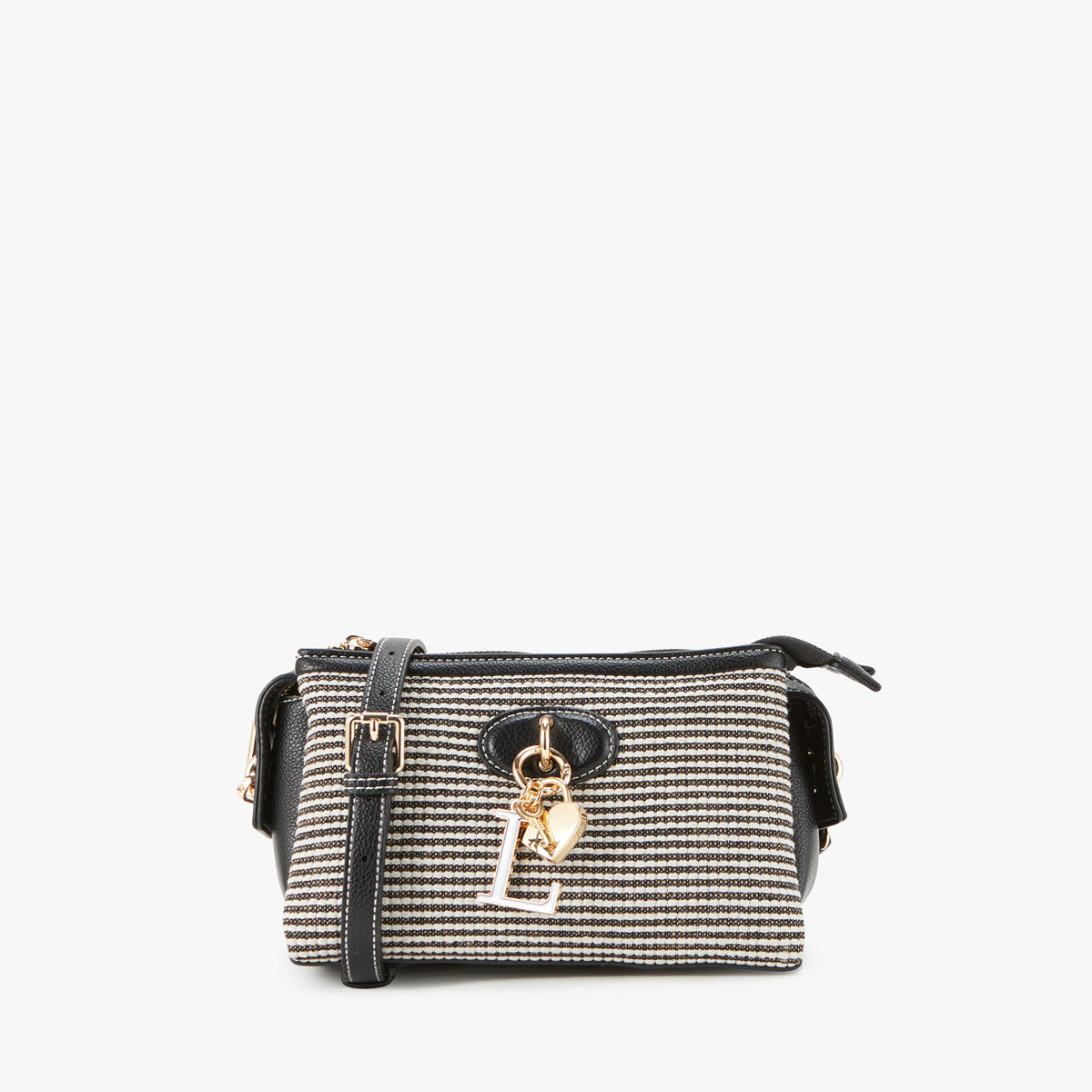 Sac multi poches noir Petula