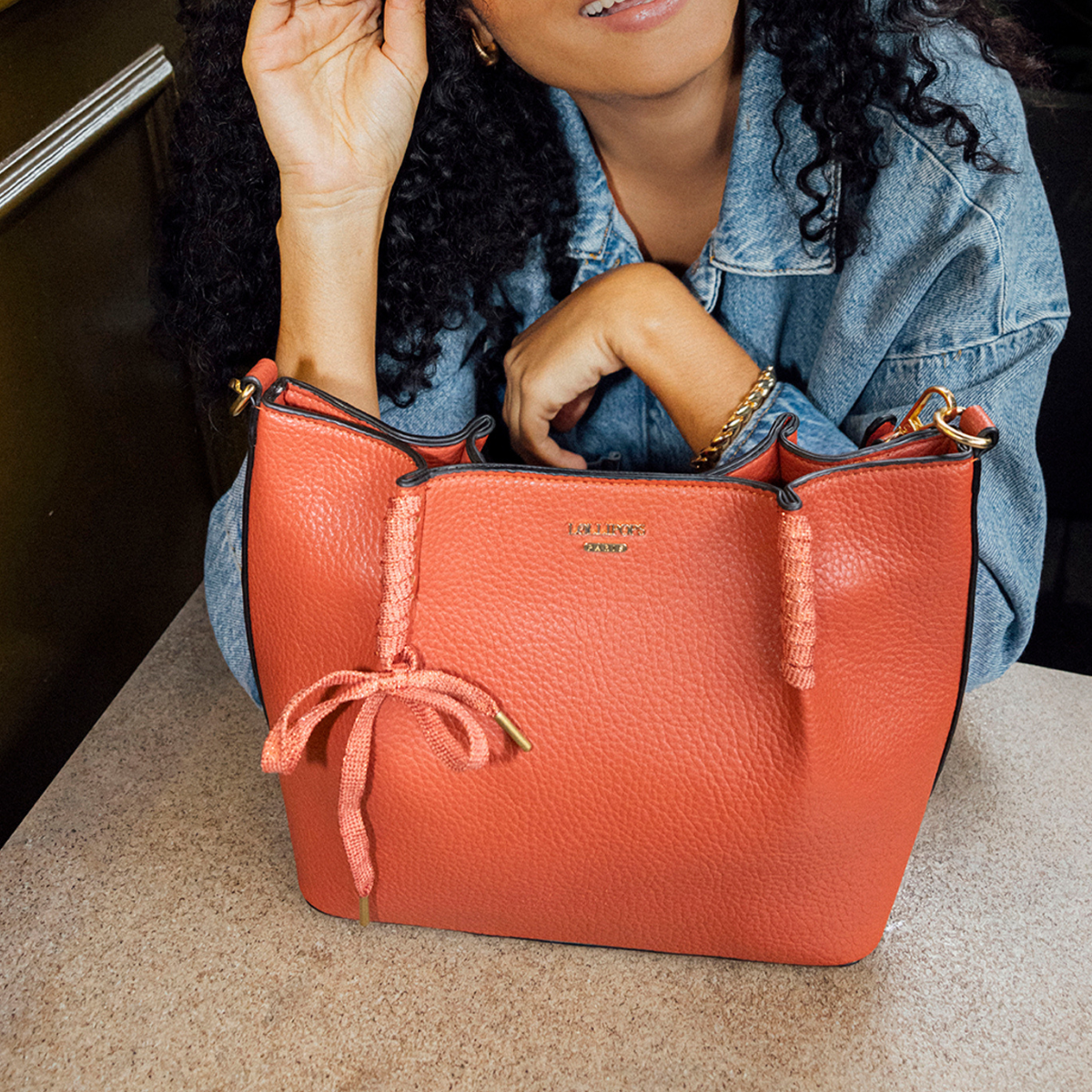 Sac Seau brique Pegguy