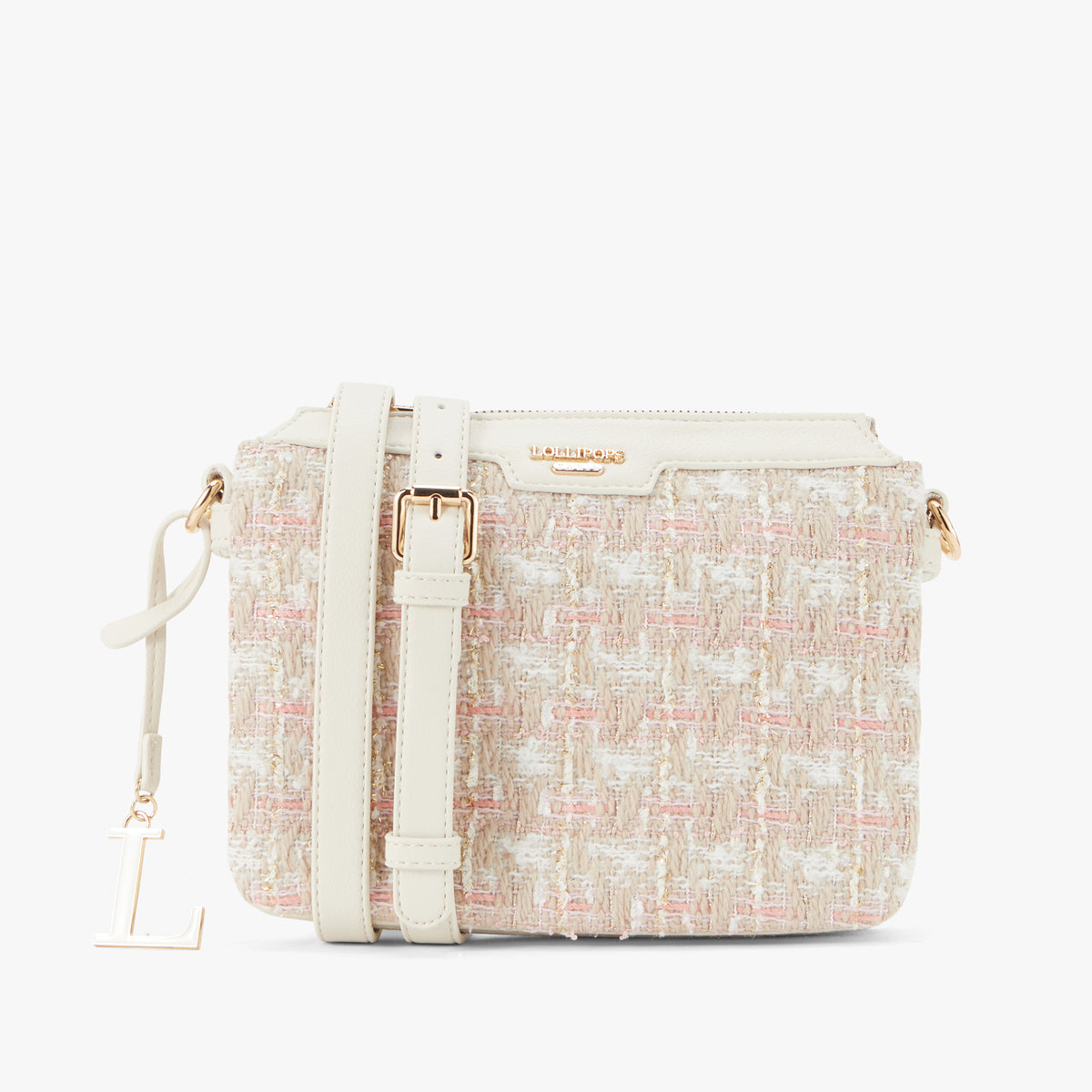 Petit sac multi poches beige Paula