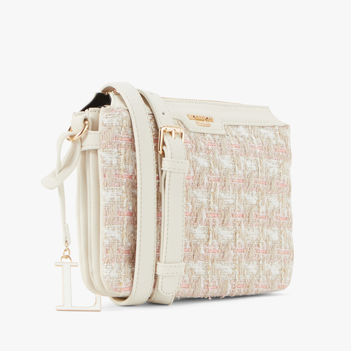 Petit sac multi poches beige Paula