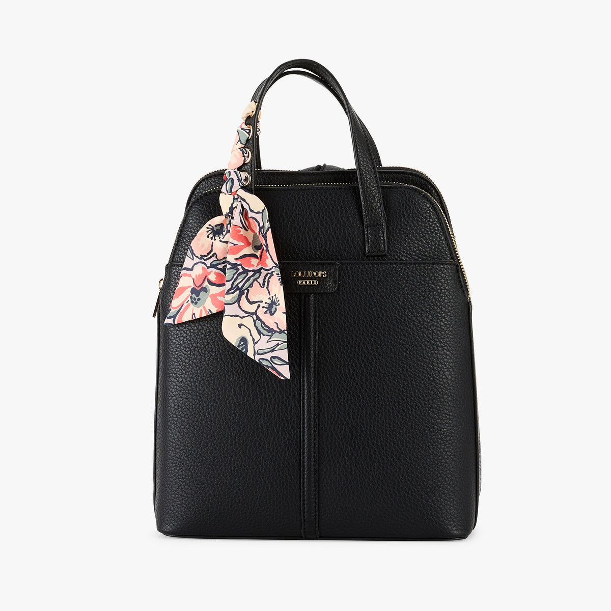 Grand sac à dos noir Priska