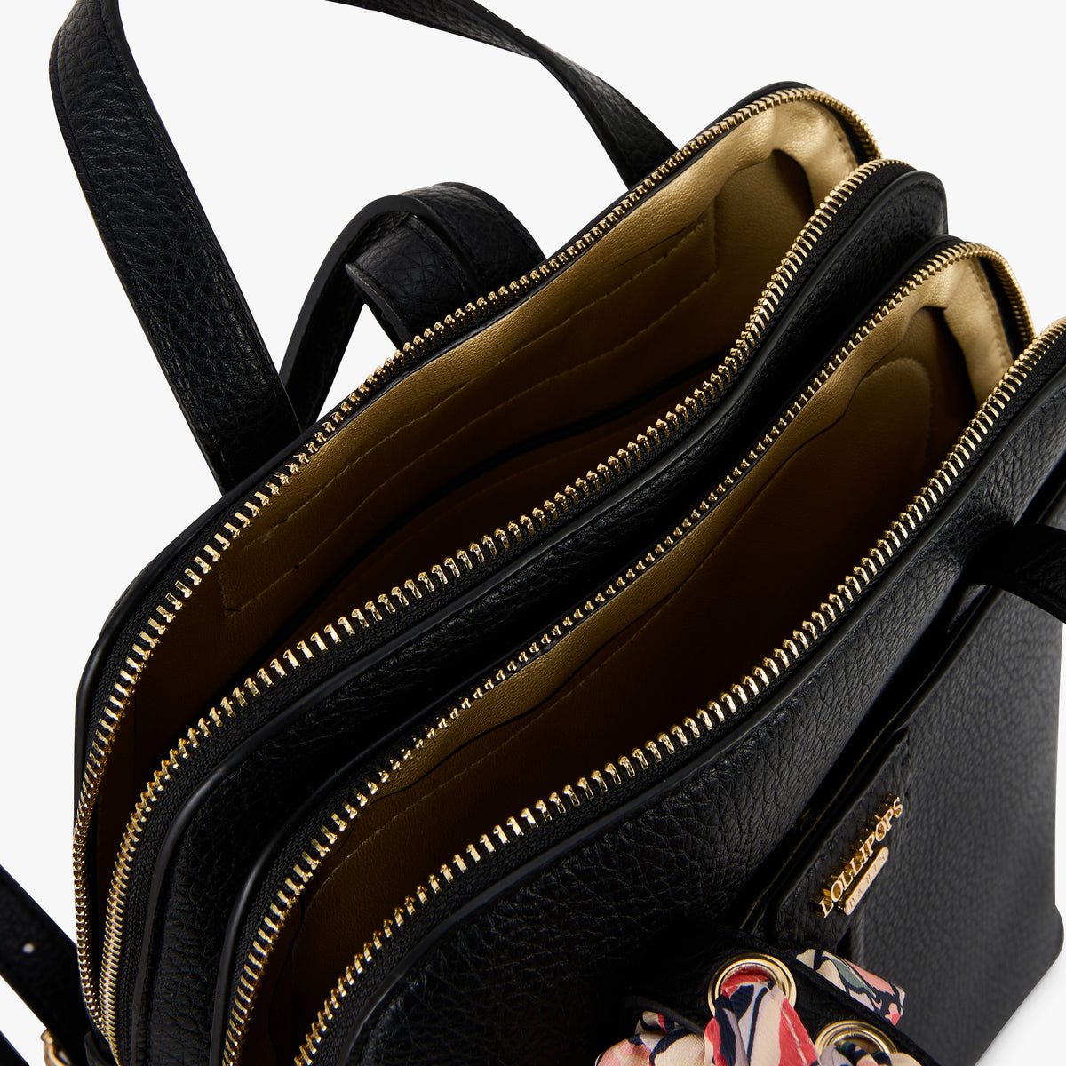 Grand sac à dos noir Priska