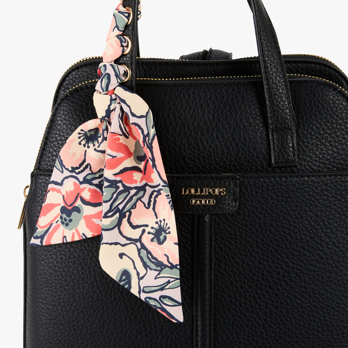 Grand sac à dos noir Priska