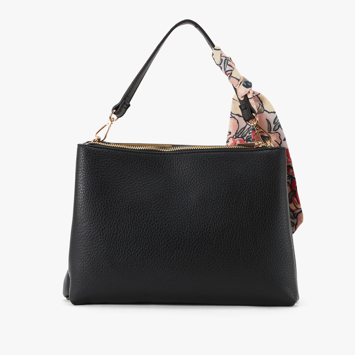 Grand sac multi poches noir Priska