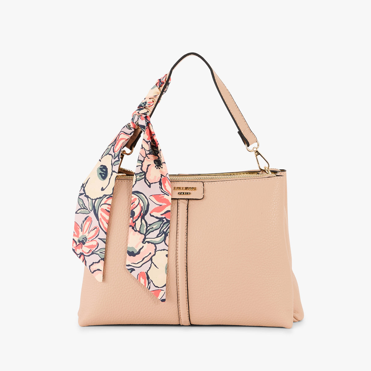 Grand sac multi poches nude Priska