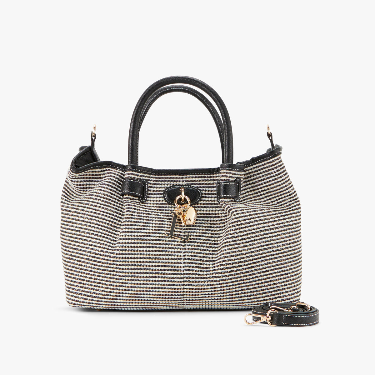 Grand sac shopper noir Petula