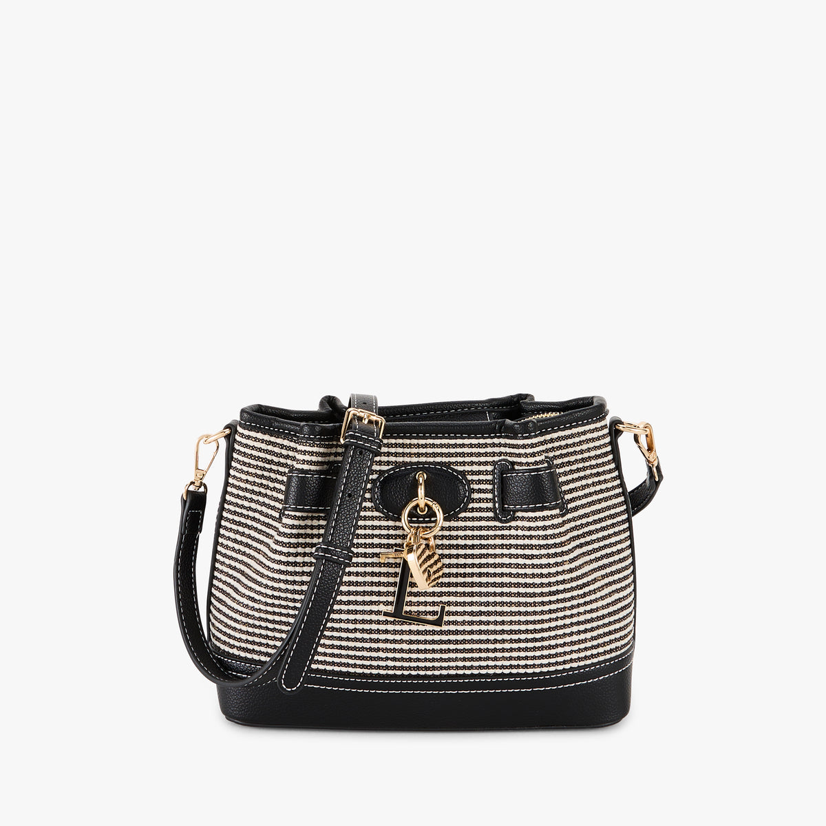 Sac porté épaule noir Petula