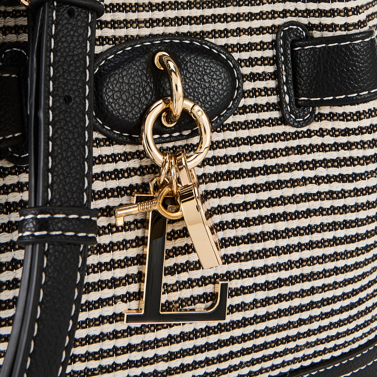 Sac porté épaule noir Petula