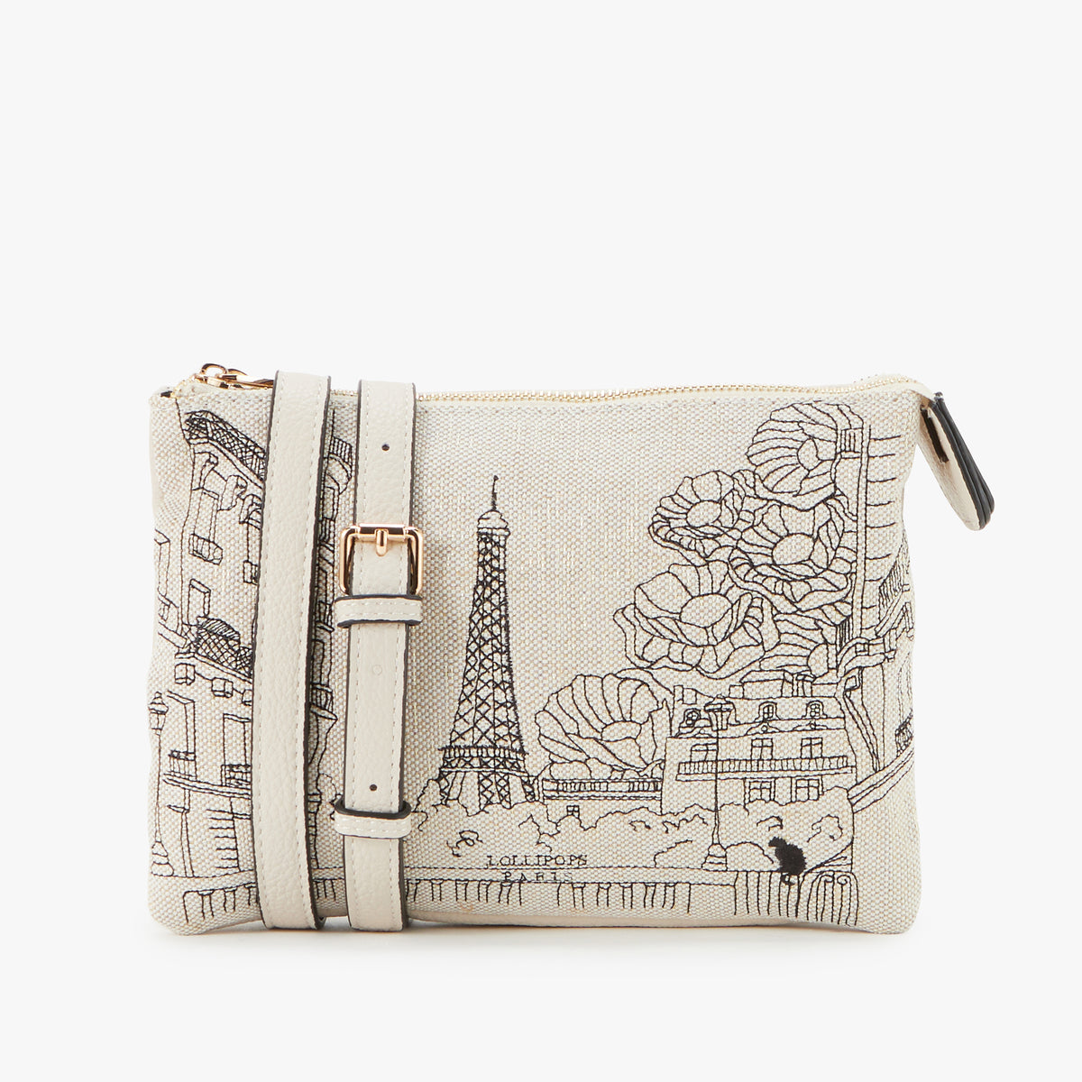 Sac multi poches blanc Pierette