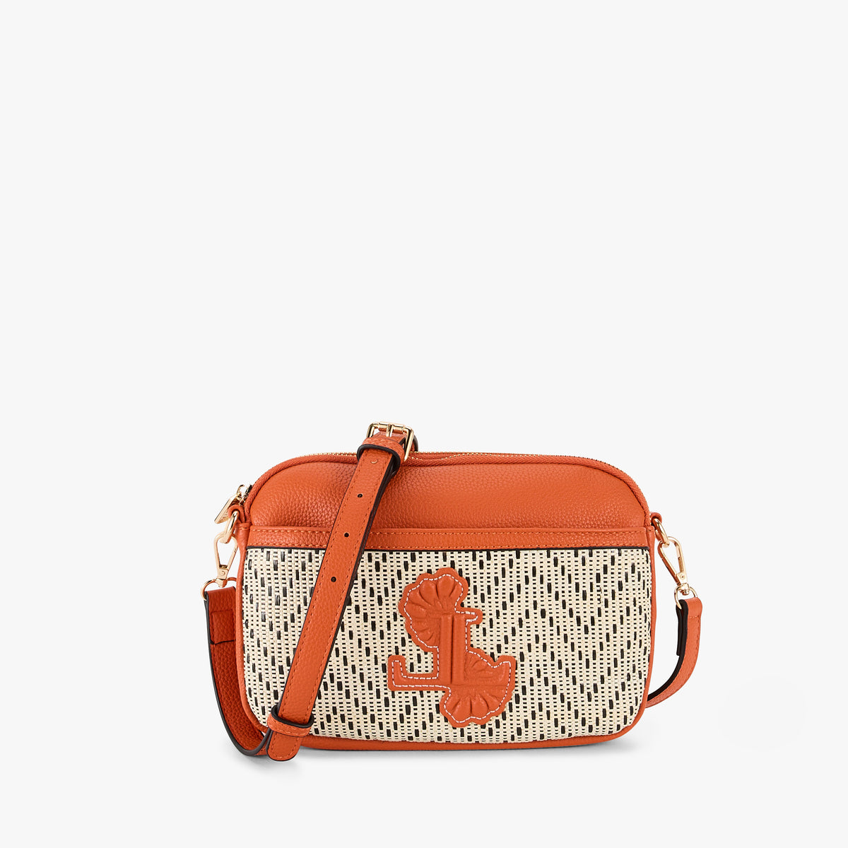 Sac multi poches orange Priscillia